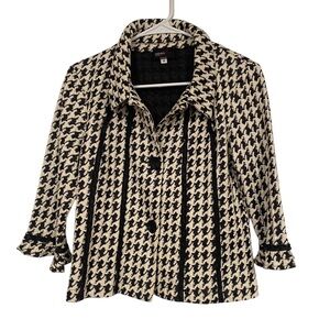 Vintage Andria Lieu Houndstooth Blazer Women’s S